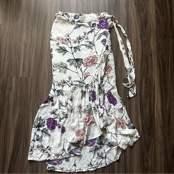 Sundays Asymmetrical Wrap Skirt - Picture 1 of 5